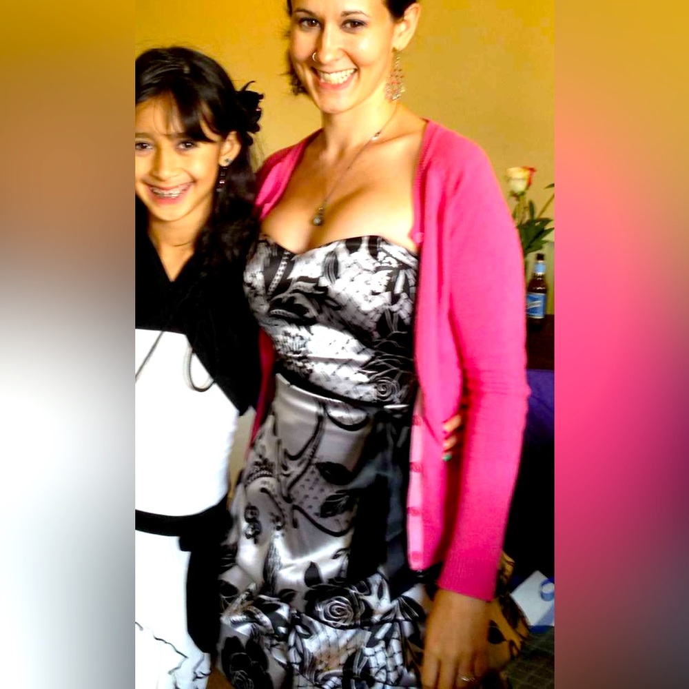 My michelle strapless dress size 5